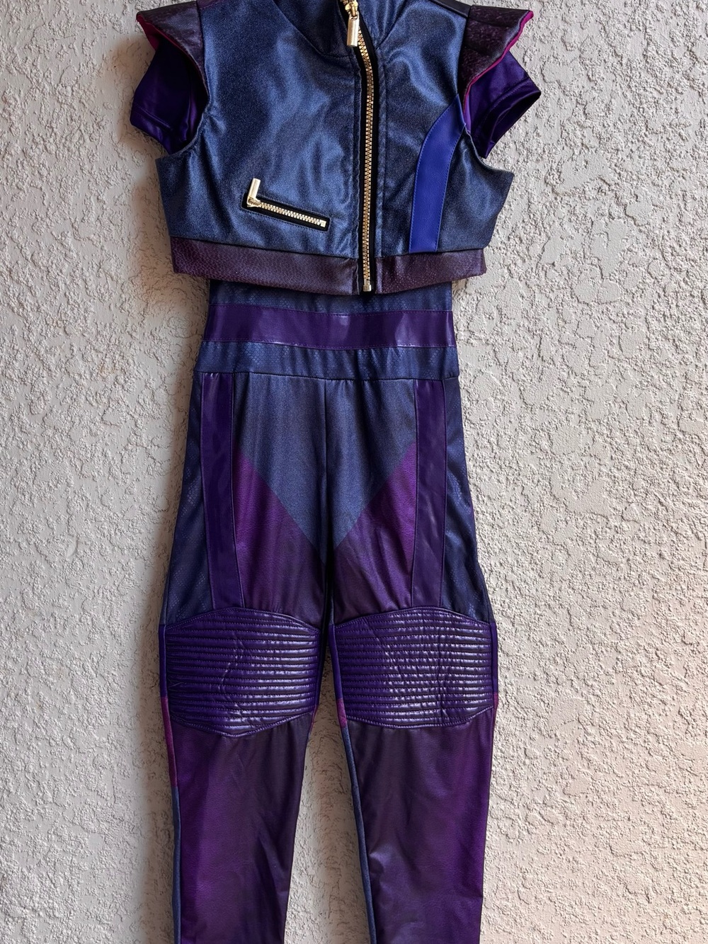 Disney Purple and Blue Girls Superhero Costume Two-Piece Set